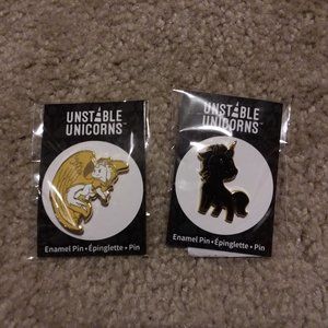 Unstable Unicorns Kickstarter Exclusive Charm Pins